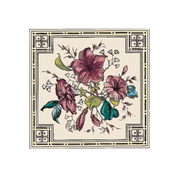Stovax Plant & Urn Tile, плитка 1 шт