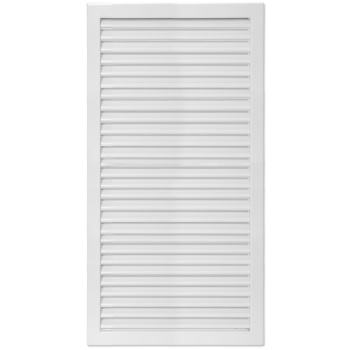 Решетка CB-tec Standart 23x45, белая без жалюзи
