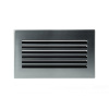 Решетка CB-tec Edelstahl Modern 35x15, матовая сталь без жалюзи