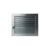 Решетка CB-tec Edelstahl Exclusiv 20x15, матовая сталь с жалюзи