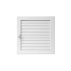 Решетка CB-tec Standart 20x20, белая с жалюзи