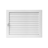 Решетка CB-tec Standart 35x23, белая с жалюзи