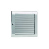 Решетка CB-tec Edelstahl Exclusiv 20x20, глянцевая сталь с жалюзи