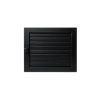 Решетка CB-tec Standart 20x15, черная с жалюзи