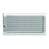 Решетка CB-tec Edelstahl Exclusiv 45x15, глянцевая сталь с жалюзи