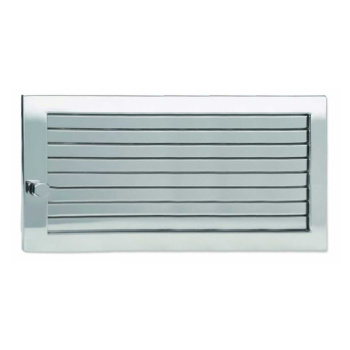 Решетка CB-tec Edelstahl Exclusiv 45x15, глянцевая сталь с жалюзи