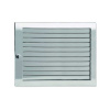Решетка CB-tec Edelstahl Exclusiv 35x23, глянцевая сталь с жалюзи
