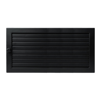 Решетка CB-tec Standart 45x15, черная с жалюзи