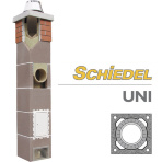 Одноходовой дымоход без вентиляции Schiedel UNI