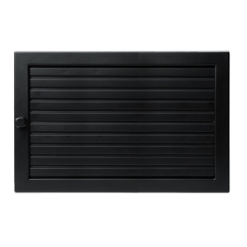 Решетка CB-tec Standart 45x23, черная с жалюзи