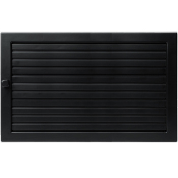 Решетка CB-tec Standart 55x28, черная с жалюзи