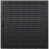 Решетка CB-tec Standart 45x45, черная с жалюзи