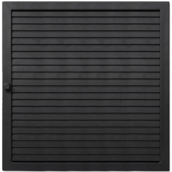 Решетка CB-tec Standart 45x45, черная с жалюзи