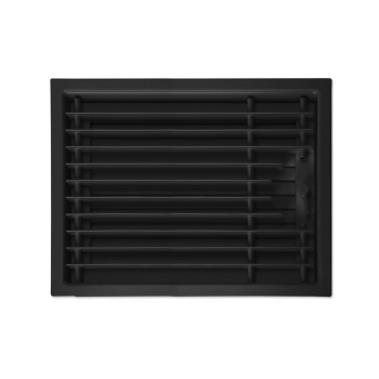 Решетка потолочная CB-tec 35x23, черная с жалюзи