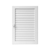 Решетка CB-tec Standart 23x35, белая с жалюзи