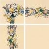Stovax Birds & Butterfly Hearth Tile, плитка 1 шт