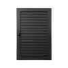 Решетка CB-tec Standart 23x35, черная с жалюзи