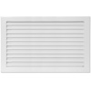 Решетка CB-tec Standart 55x28, белая без жалюзи